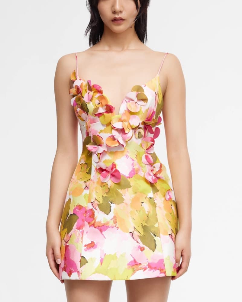 SOLD OUT ACLER FLORAL COCKTAIL DRESS - Image 1