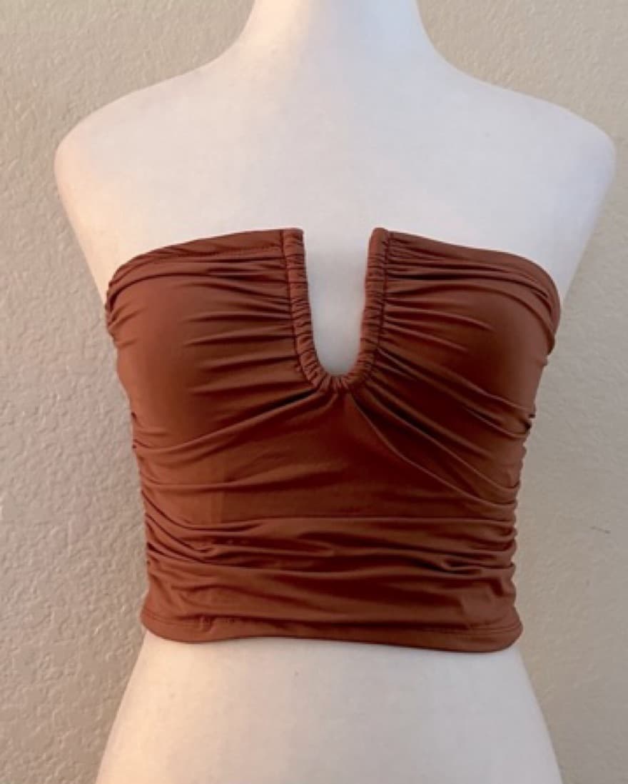 Meshki Leah Strapless Square Neck Top - Image 2