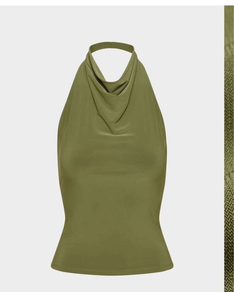 Wilfred High Neck Green Top - Image 1