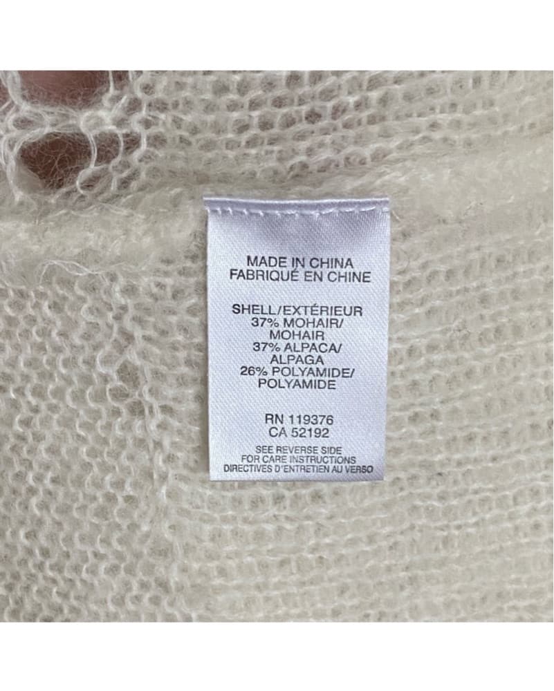 Helmut Lang Mohair Alpaca Knit Sweater - Image 5