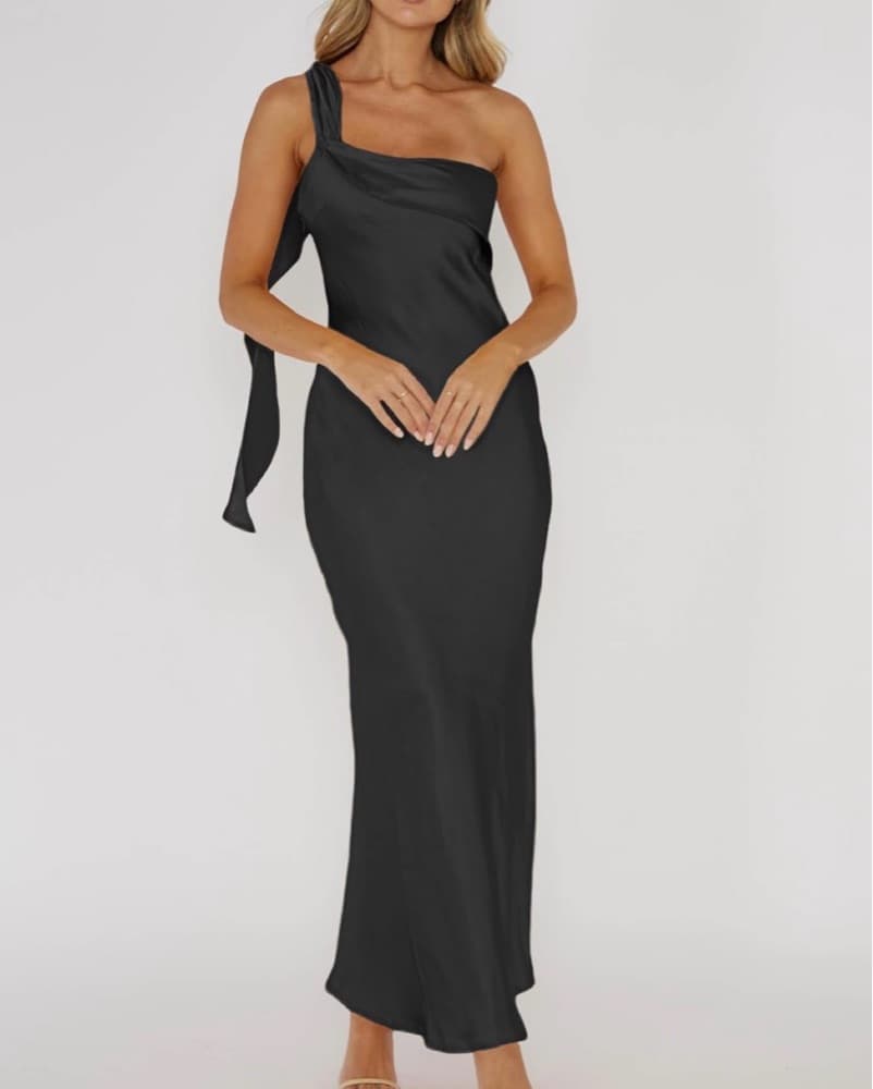 Black Tie Dress - Image 1