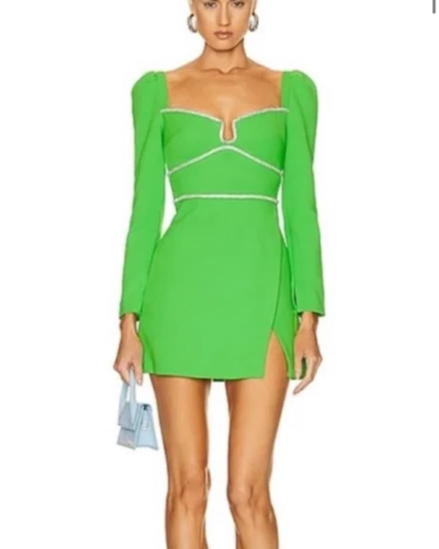 Self Portrait Embellished Mini Dress  - Image 1