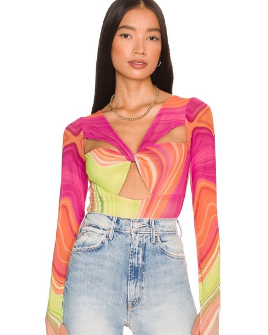 AFRM Disco Crop Top Revolve - Image 1