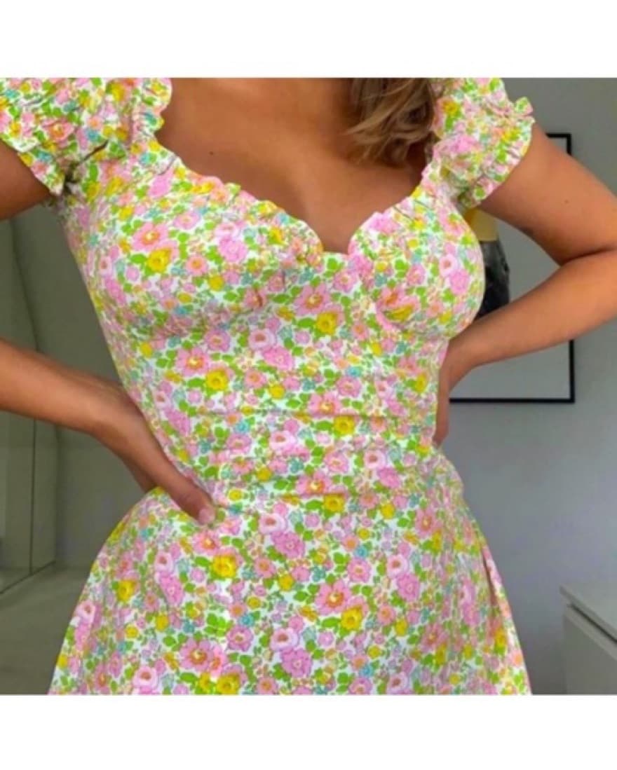 With Jean Bella Floral Dress - Image 3