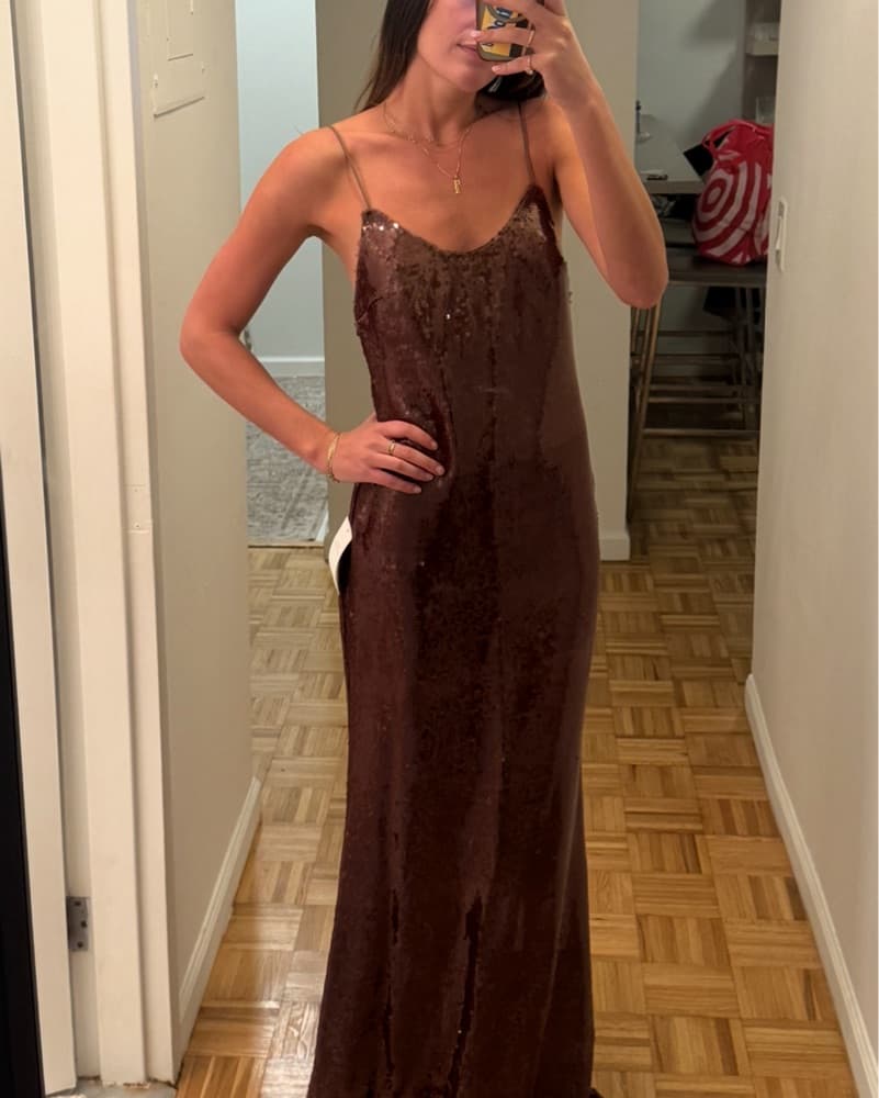 NOT AVAILABLE Mytheresa Ilkuaz ozel Sequin Gown - Image 4