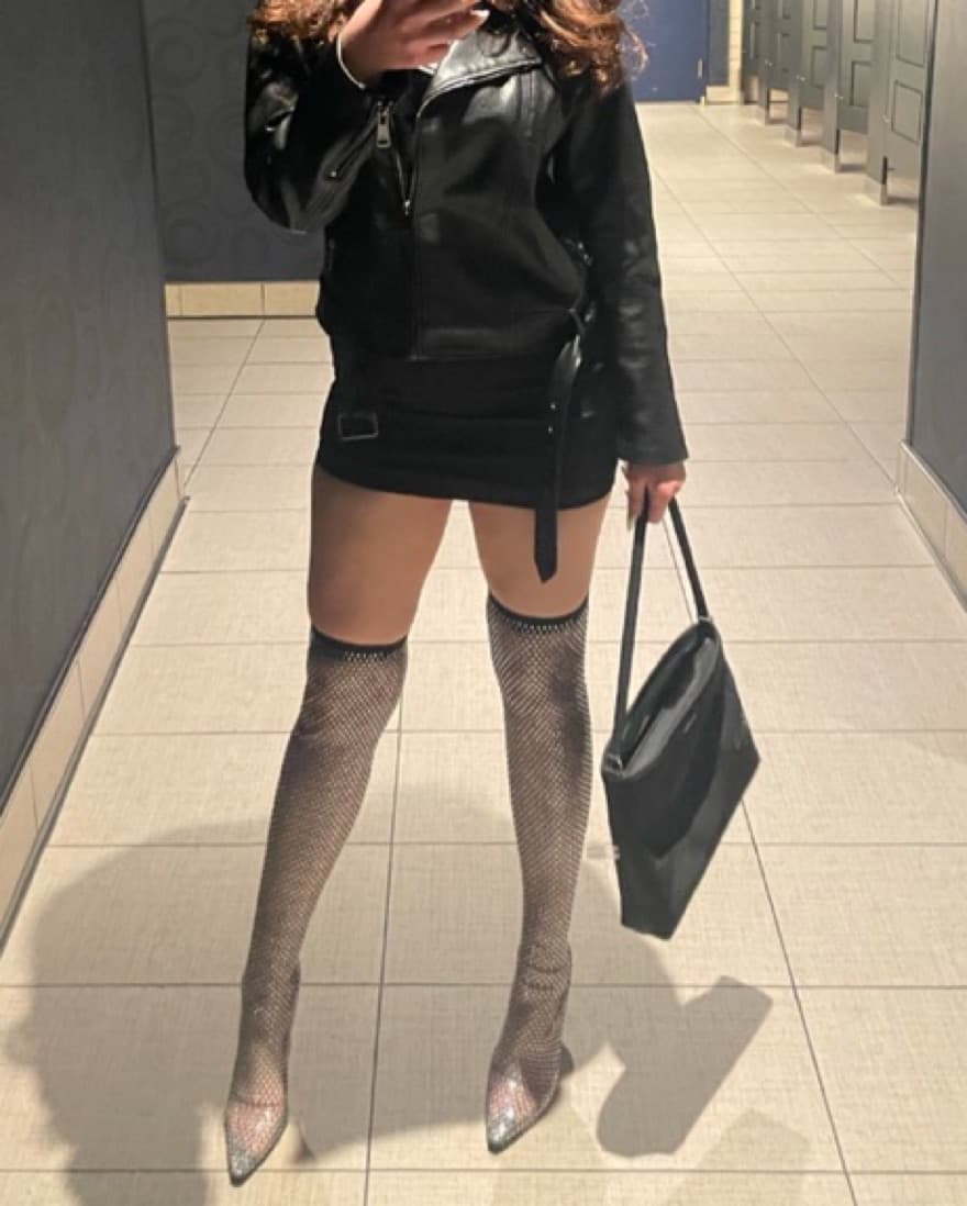 Mesh Diamond Boots  - Image 1