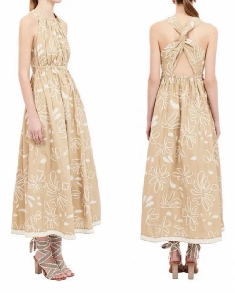 Ulla Johnson Viola Embroidered Dress - Image 1