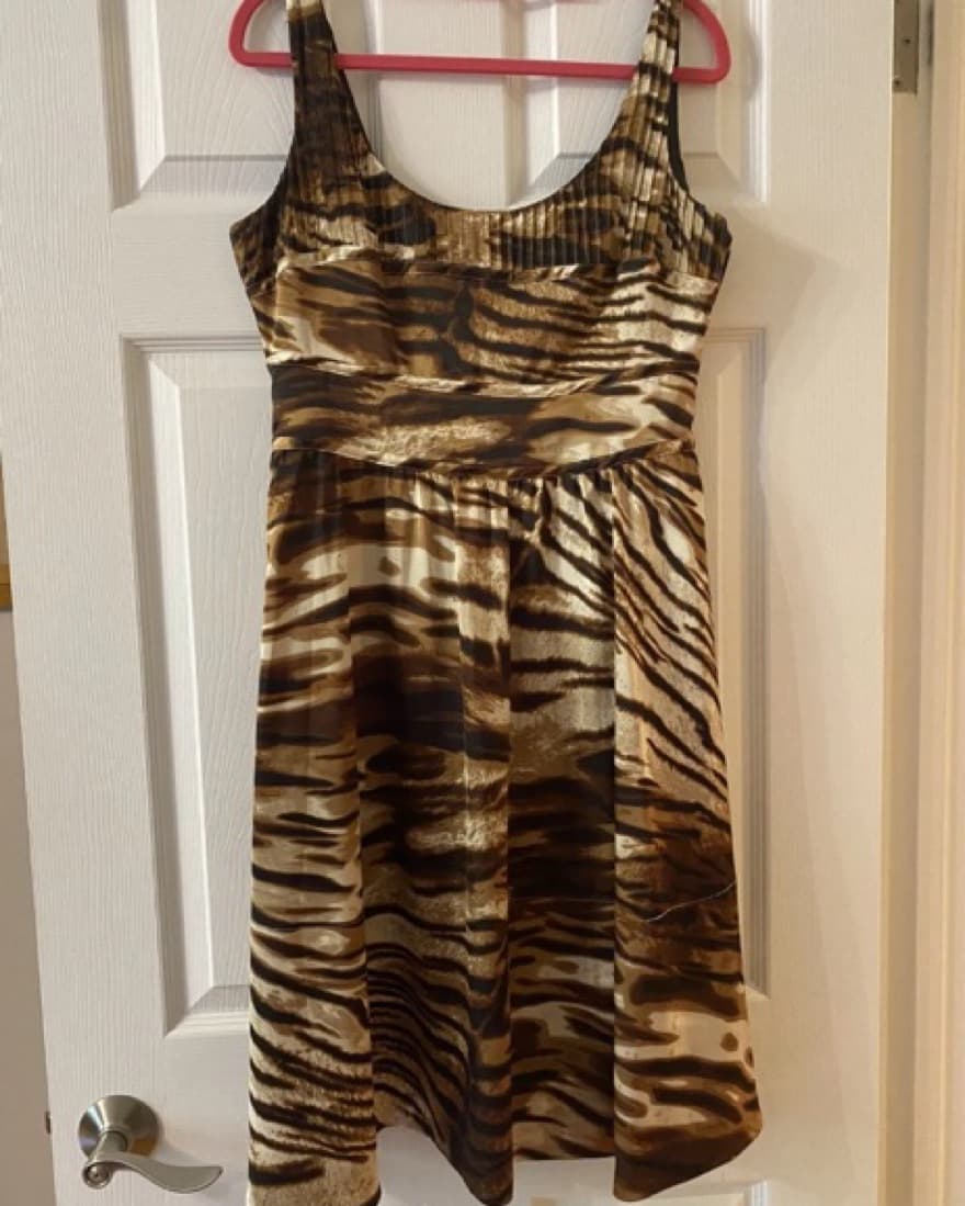 Animal Print Sexy Calvin Klien Dress  - Image 1