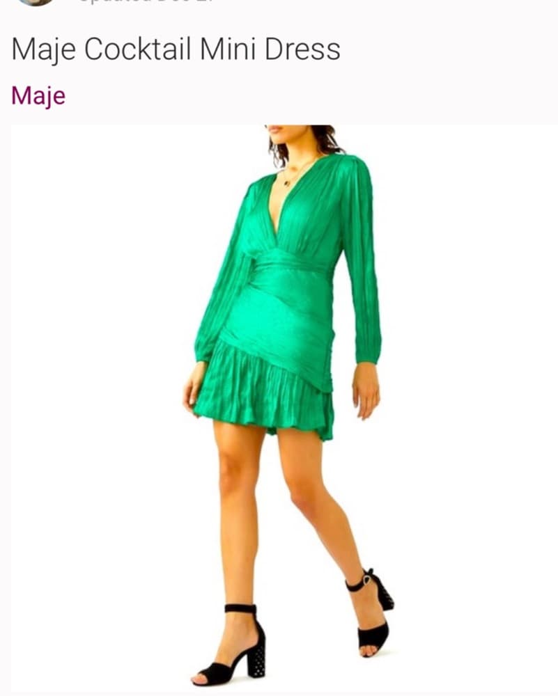 Vibrant Green Cocktail Dress - Image 1