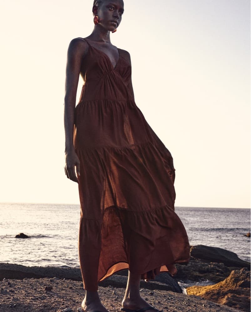 Tiered Maxi Dress - Image 1