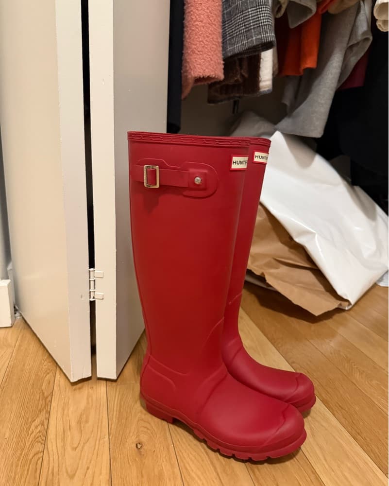 Red Hunter Boots - Image 4