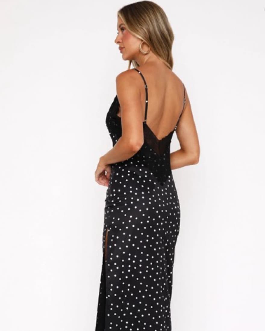 Polka Dot Maxi Dress - Image 2