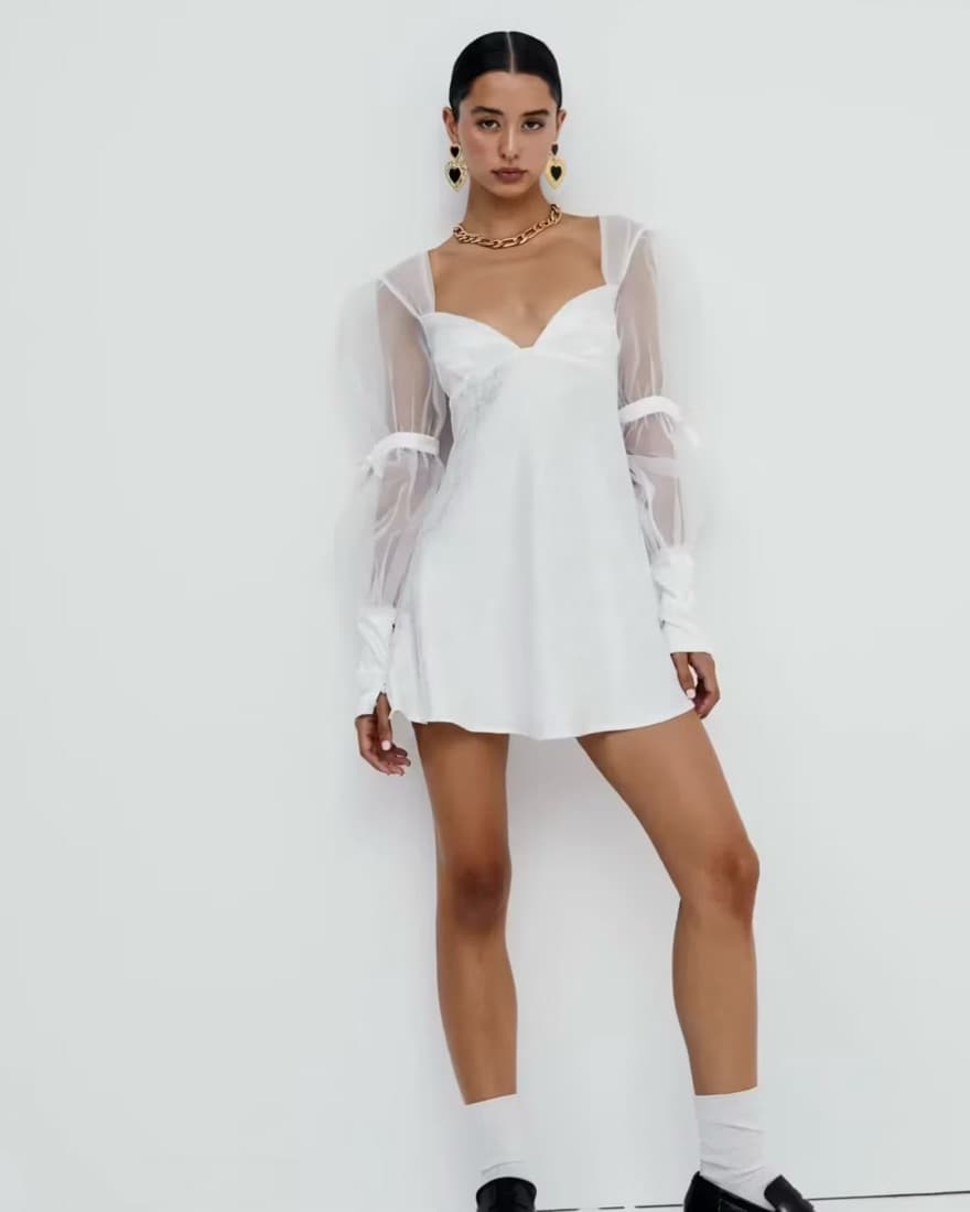White For Love And Lemons Dress - Image 1