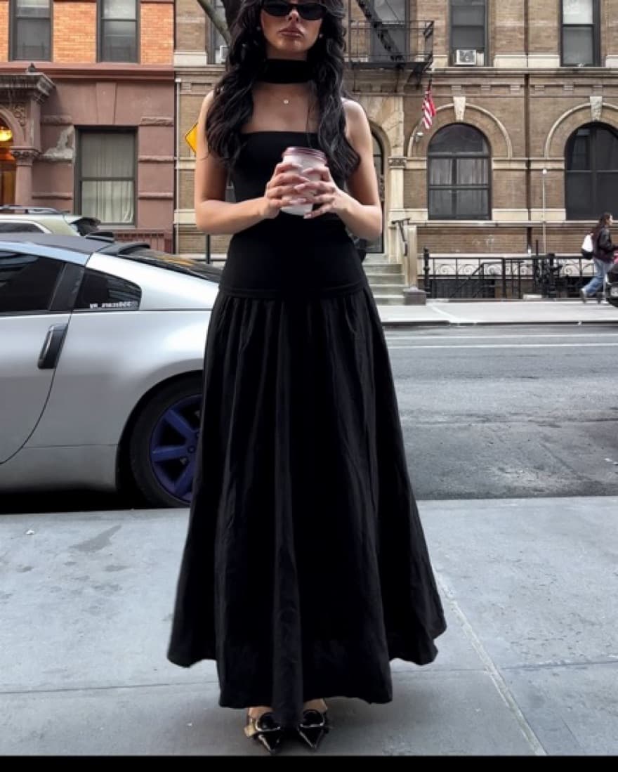 Maxi Black Skirt - Image 2