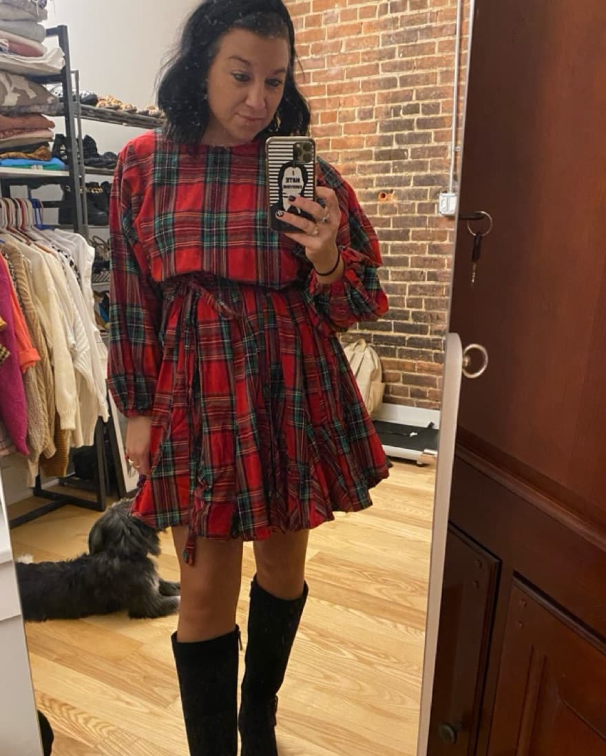 Always Annalee Plaid Dress - Image 1