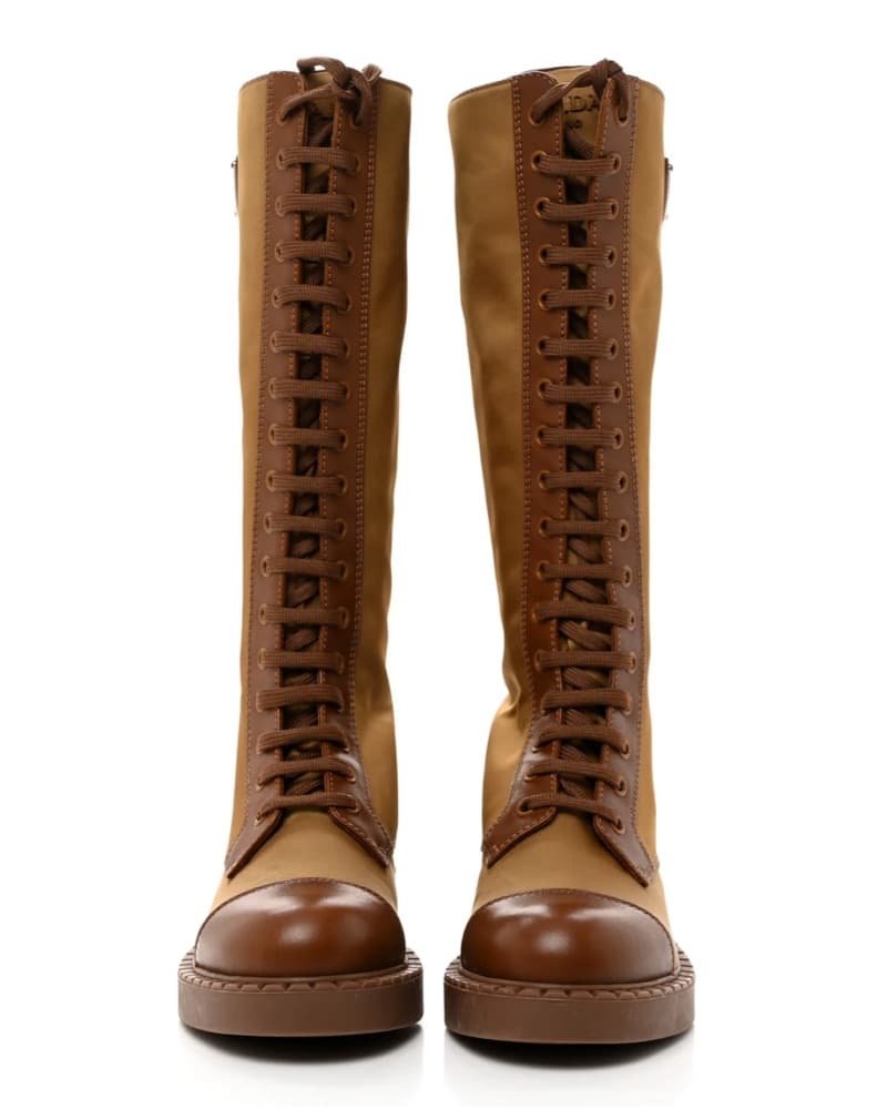 $1,500 Prada Safari Combat Boots - Image 5