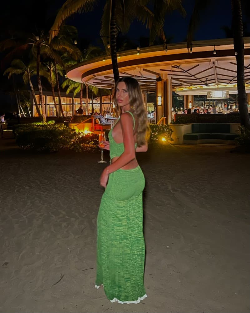 Christopher Esber Green Knit Maxi Dress - Image 4