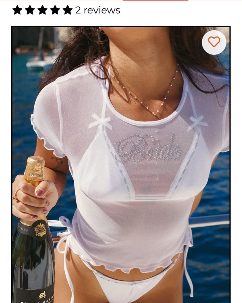 Bride mesh top - Image 1
