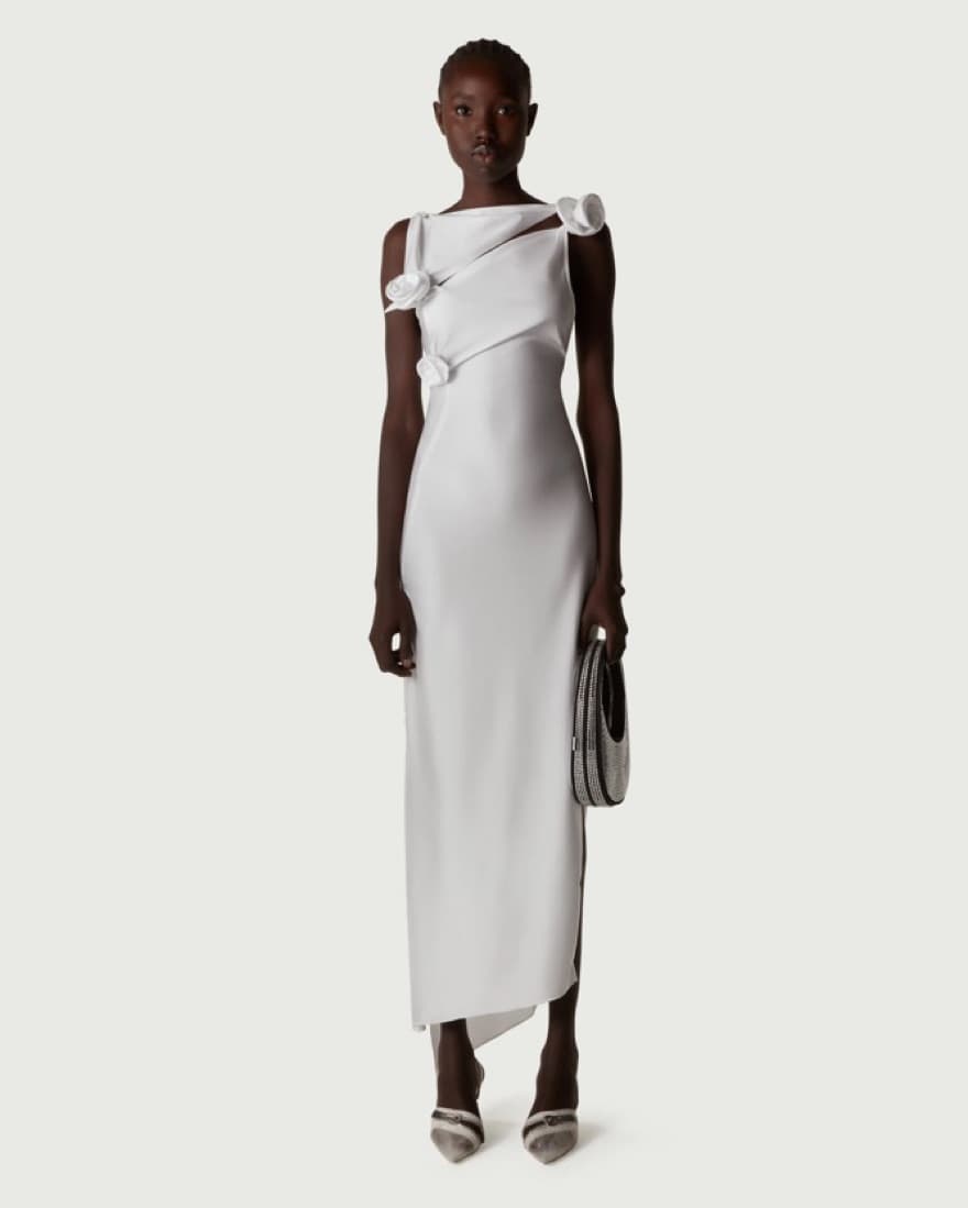 Coperni Asymmetric Flower Gown - Image 1