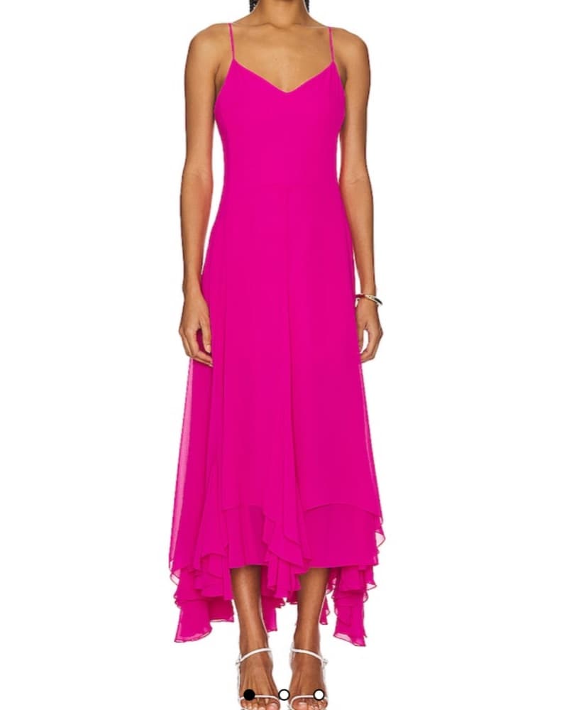 Amanda Uprichard Hot Pink Dress - Image 1