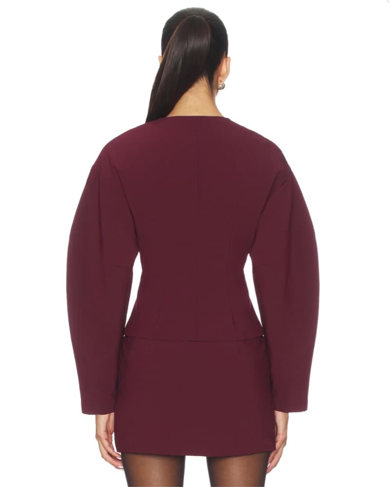 Revolve Burgundy Two Piece Set - Image 5