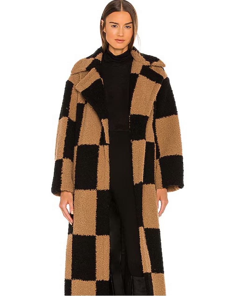 Revolve L’Acadamie Arlo Checkered Coat - Image 1