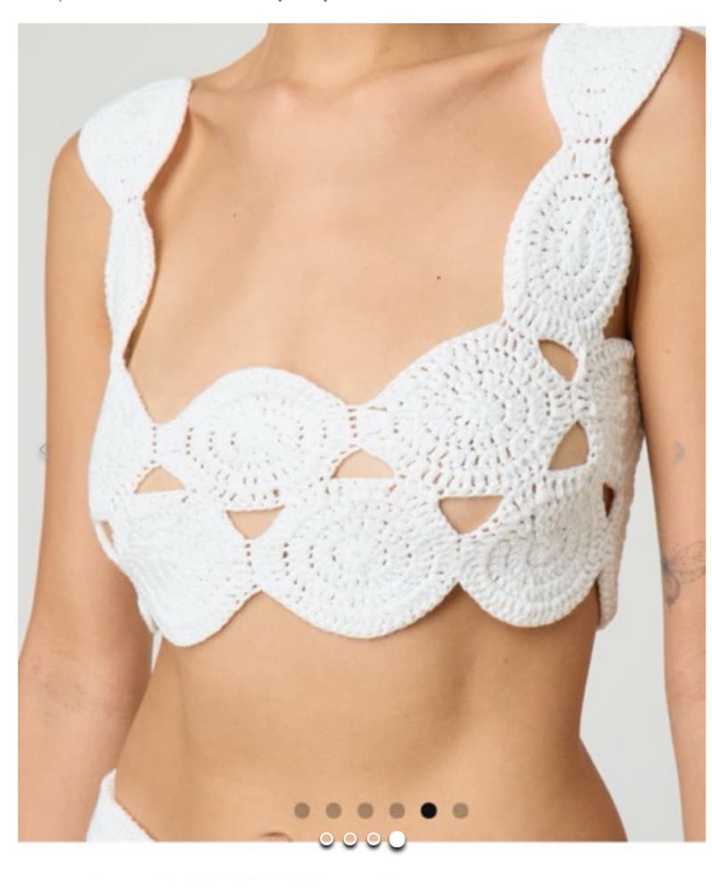 Glassons White crocet Set  - Image 2