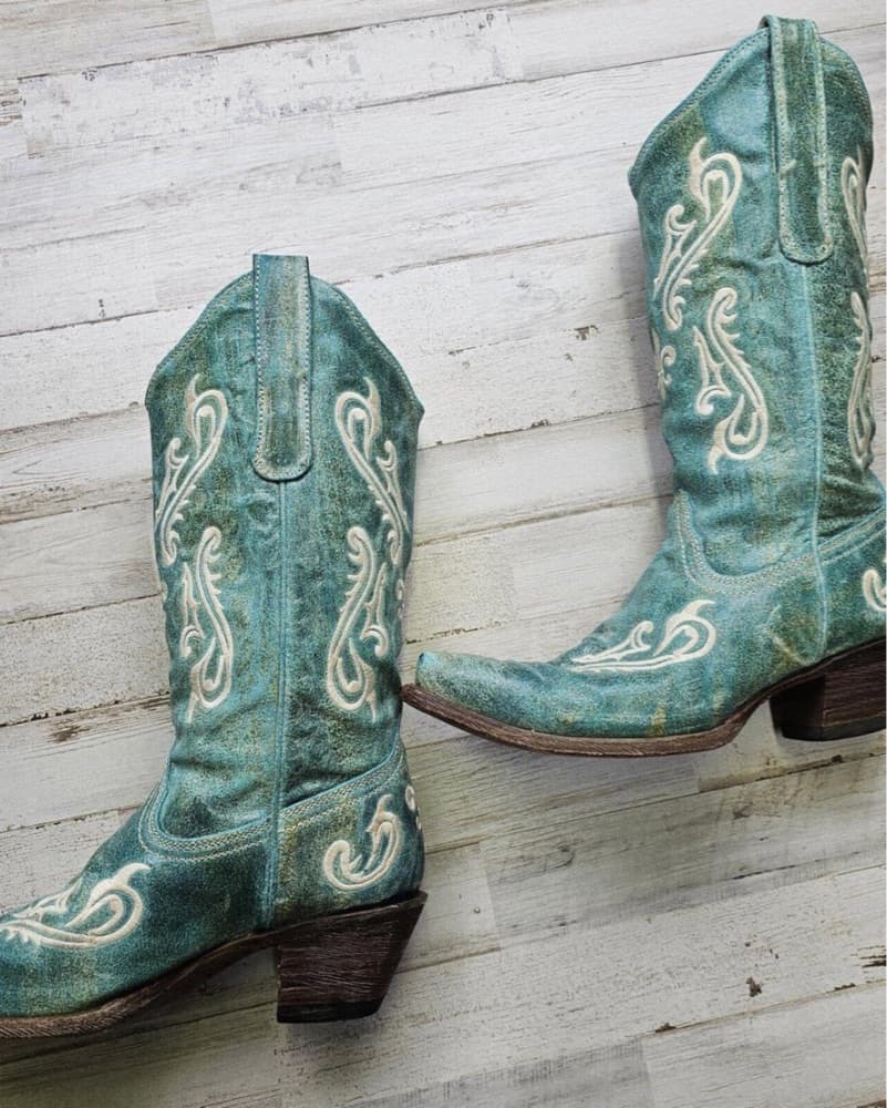 CORRAL blue Cowgirl Boots - Image 3