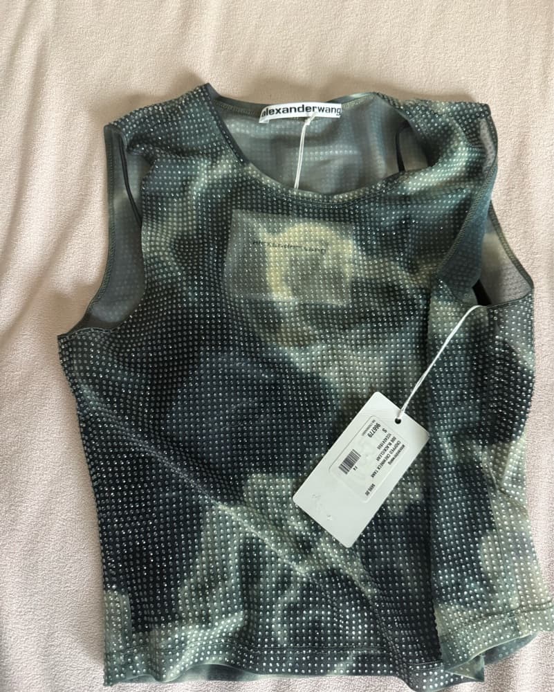 ALEXANDER WANG - Cropped Crewneck Tank  - Image 3