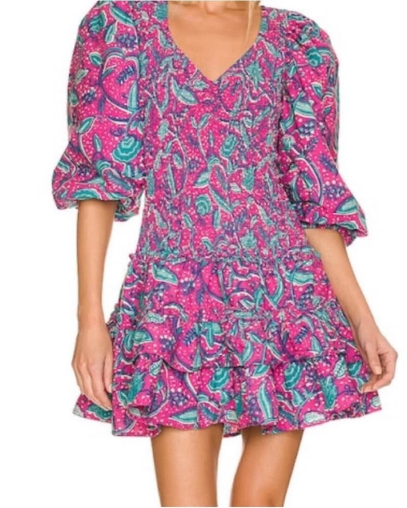 Love The Label Smocked Mini Dress - Image 3