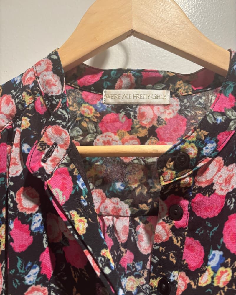 Vibrant Floral Mini Dress - Image 1