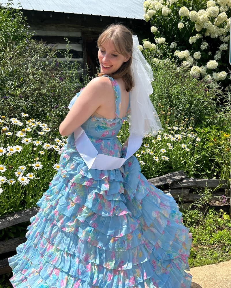 LoveShack Fancy Ruffled Dress - Image 2