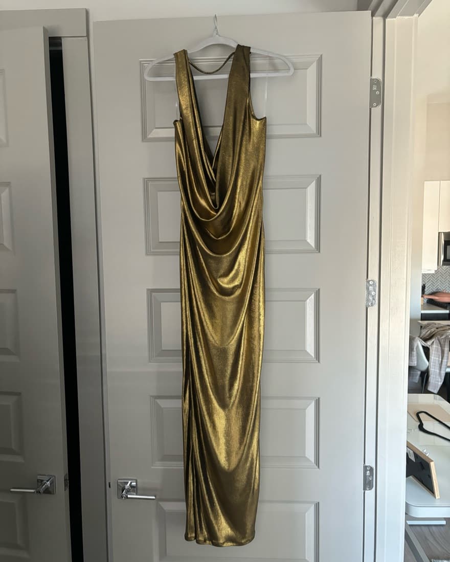 Gold Formal Dress - Image 2