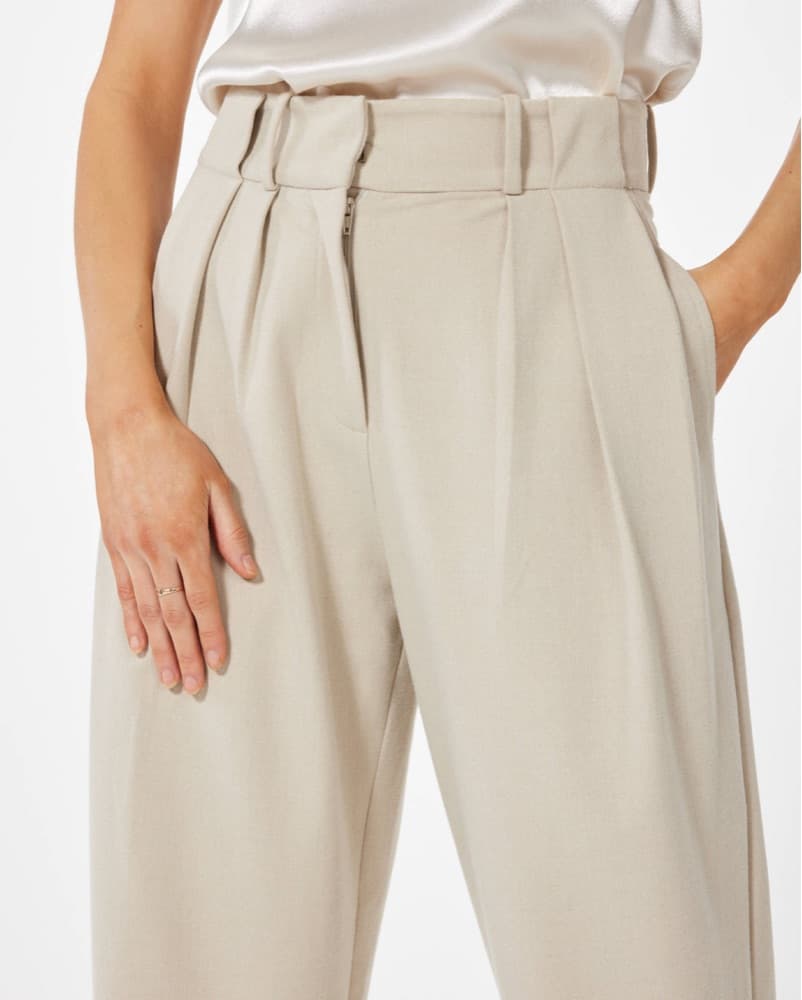 SOPHIE RUE Teddy Double-Pleat Trousers - Image 4