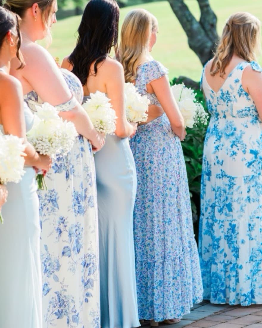 Blue Floral Astr the Label Dress - Image 4