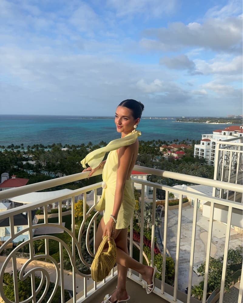 Peppermayo Yellow Halter Dress - Image 5