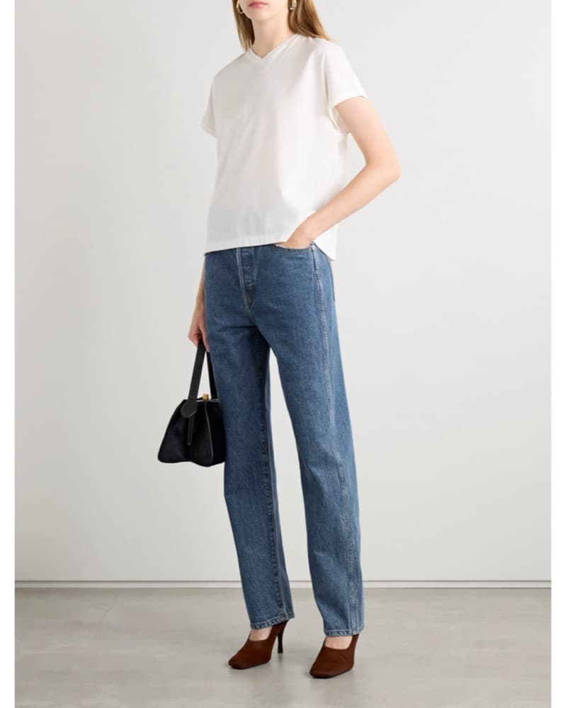 Khaite Corben Straight-Leg Jeans - Image 3