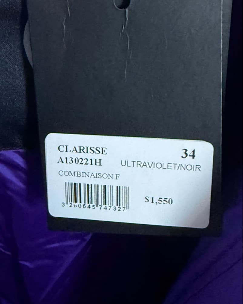 Fusalp Ski Suit Clarisse Purple Onesie S - Image 2