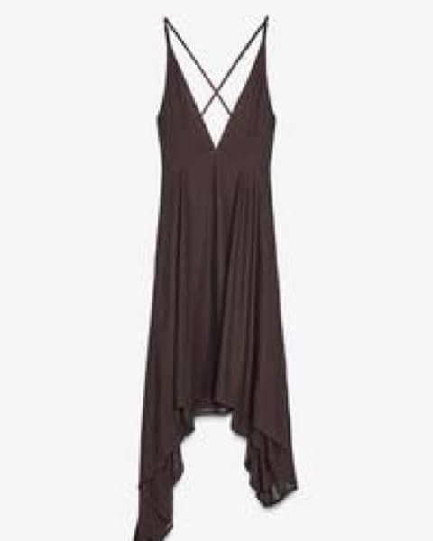 Brown Summer Dress - Zara   - Image 3