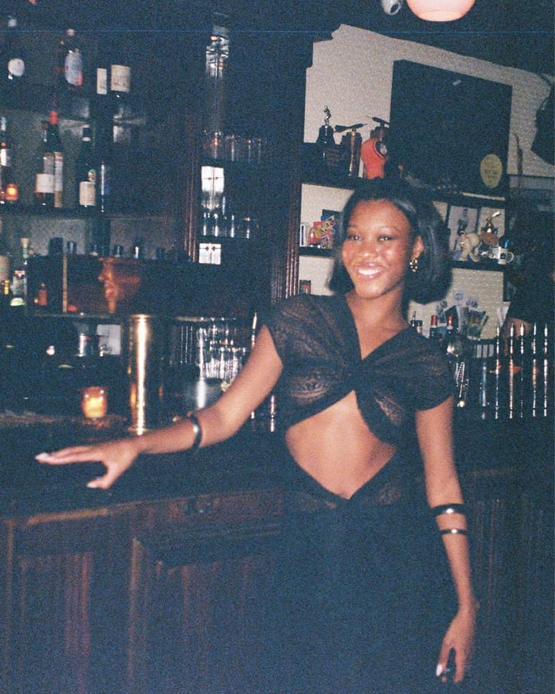 Black Midi Dress - Image 1