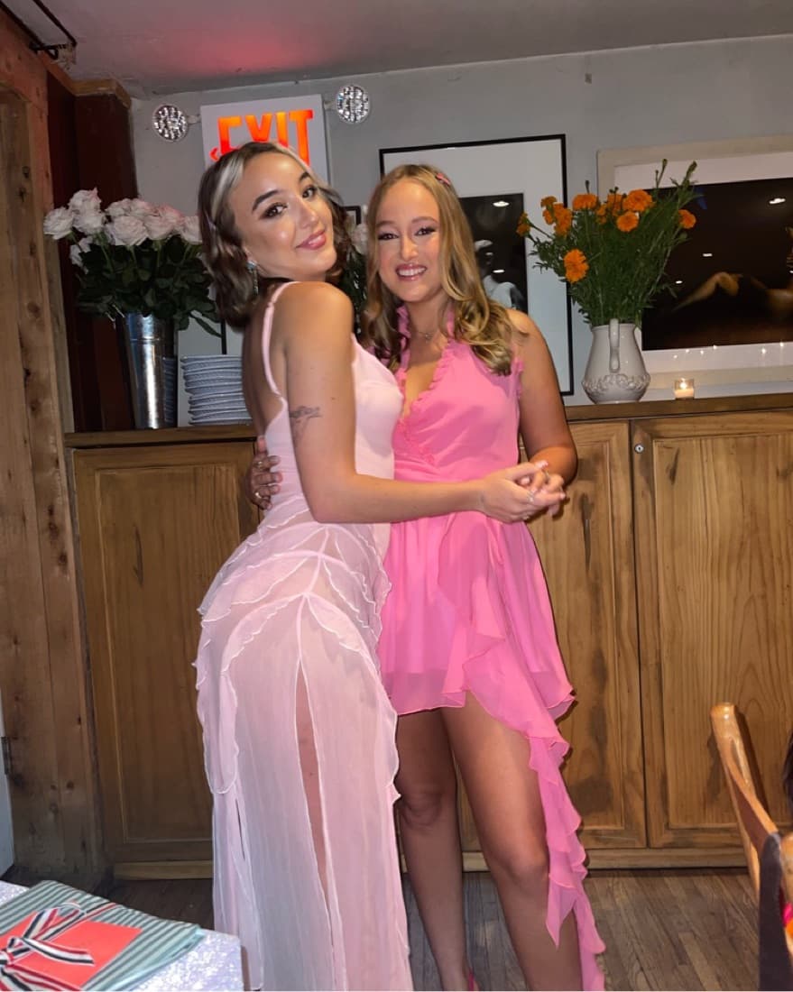 Dana foley Light Pink Ruffle Dress - Image 5