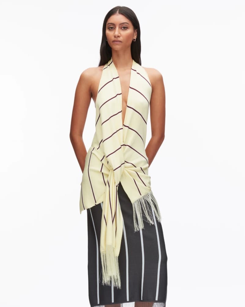 3.1 Phillip Lim Draped Halter Top - Image 2