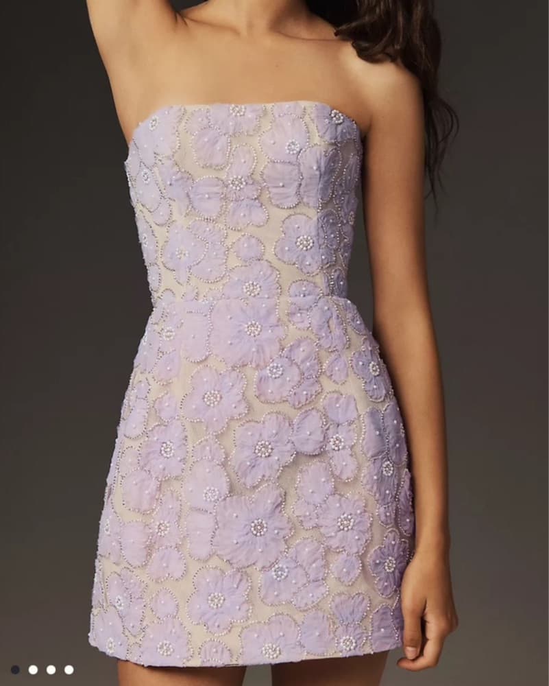 Helsi Marisa Strapless Pearl Mini dress - Image 1