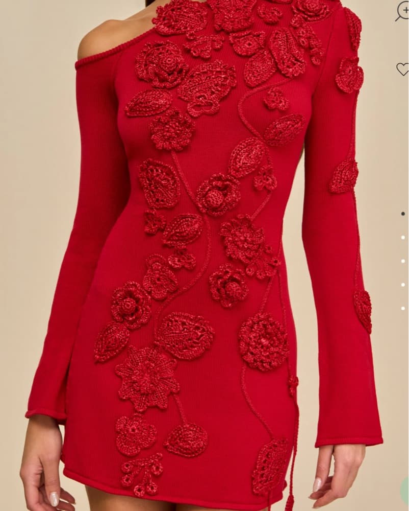Cult Gaia Kaela Crochet Dress - Image 3