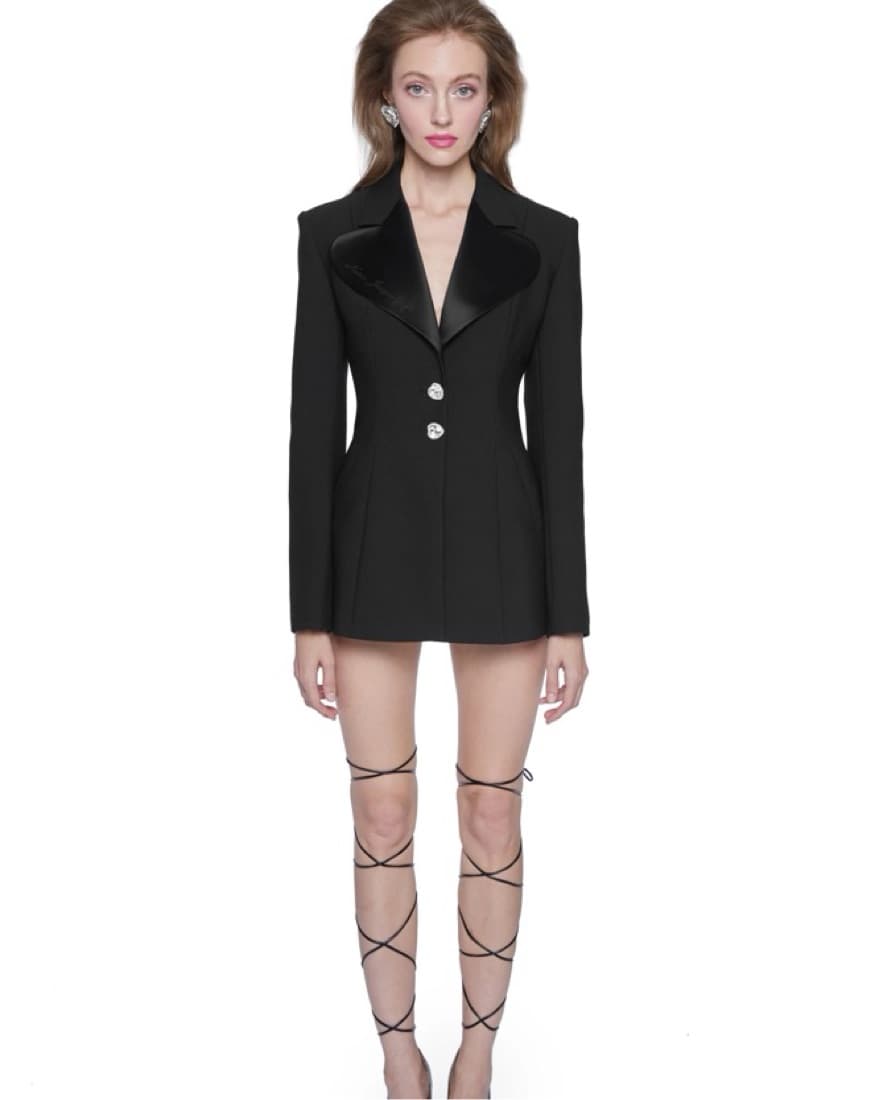 Nana jacqueline Black Quin Dress - Image 3