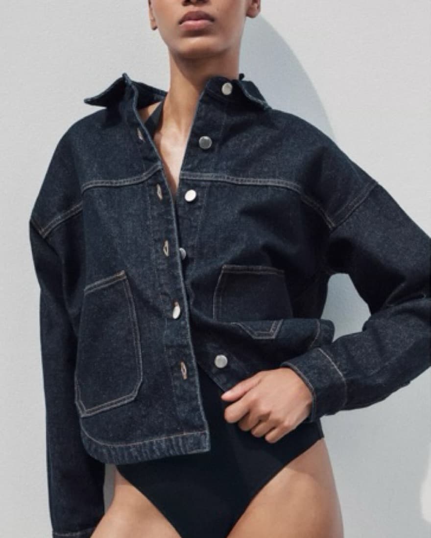 Dark Denim Jacket - Image 1