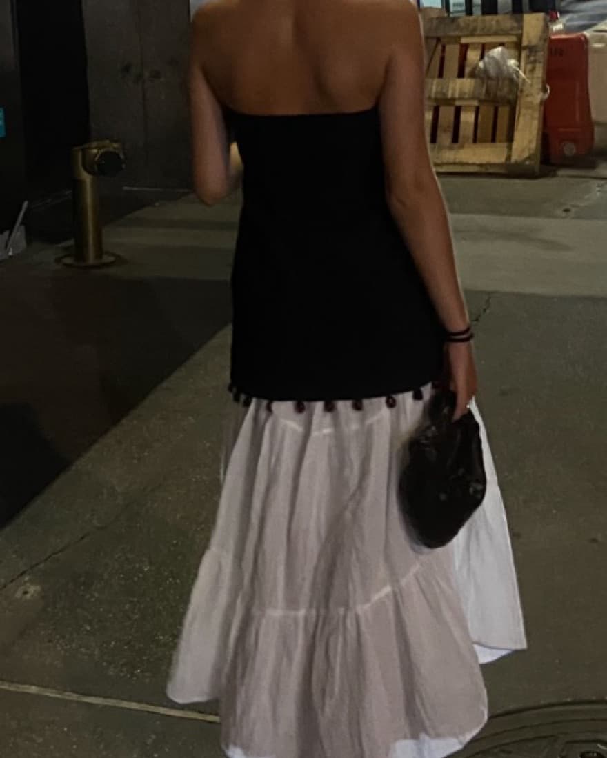Ganni Bustier Dress/Top - Image 5