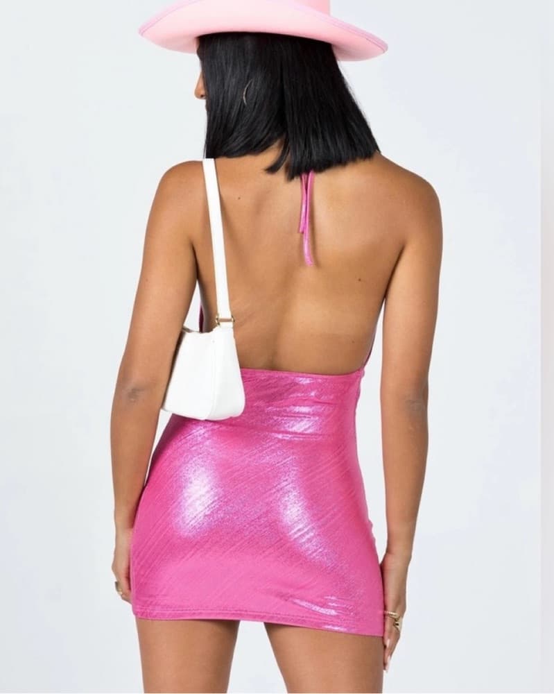 pink mini dress - Image 3