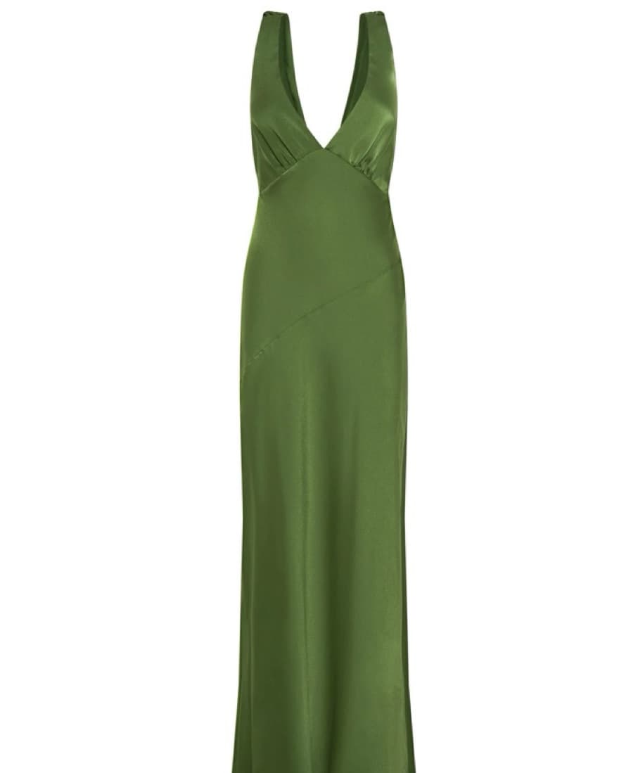 Meshki Satin Maxi Dress - Image 3