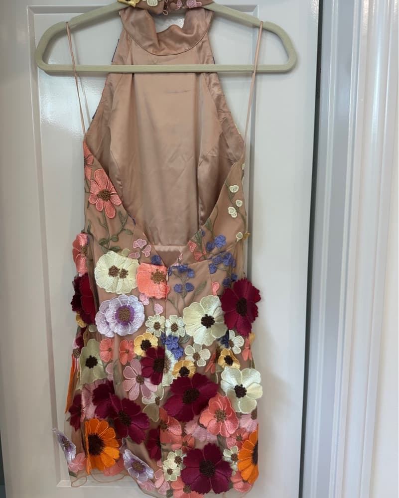 Milly Harriet 3D Floral Appliqué Dress - Image 5